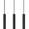 LED Hängeleuchte Schwarz Gold MOZAICA - 3 x G9 Fassung - exkl. LED's
