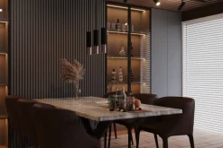 LED Hängeleuchte Schwarz Kupfer LOOPEZ - 3 x GU10 Fassung - exkl. LED's