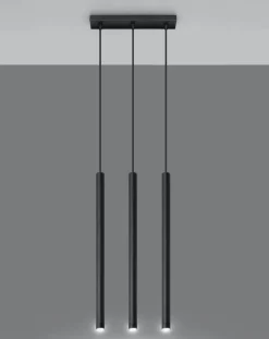 LED Hängeleuchte Schwarz PASTELO - 3 x G9 Fassung - exkl. LED's