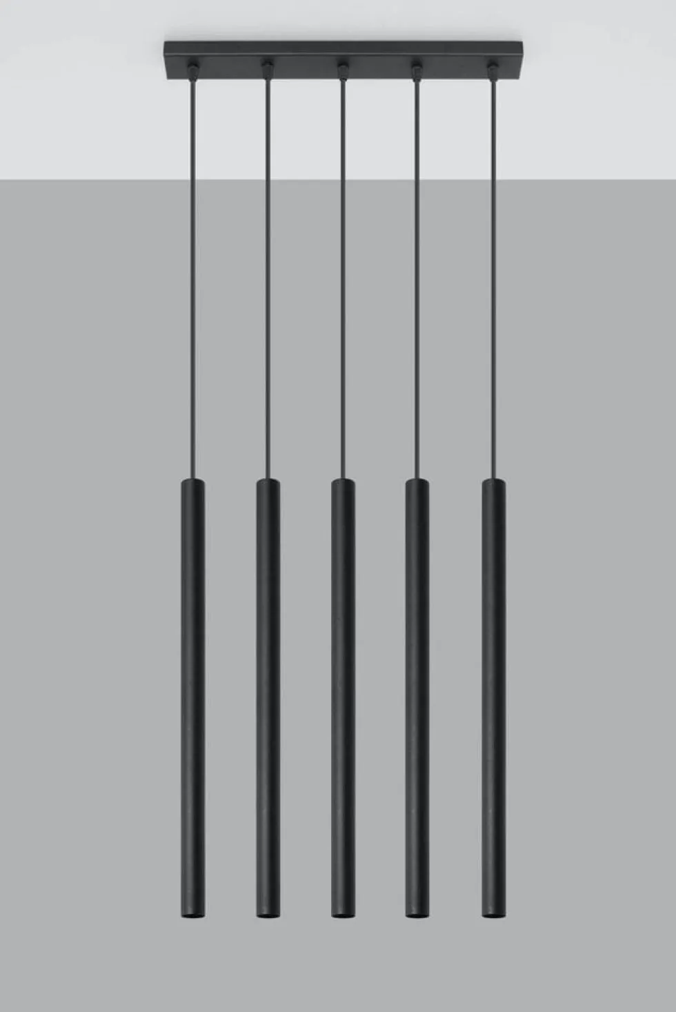 LED Hängeleuchte Schwarz PASTELO - 5 x G9 Fassung - exkl. LED's