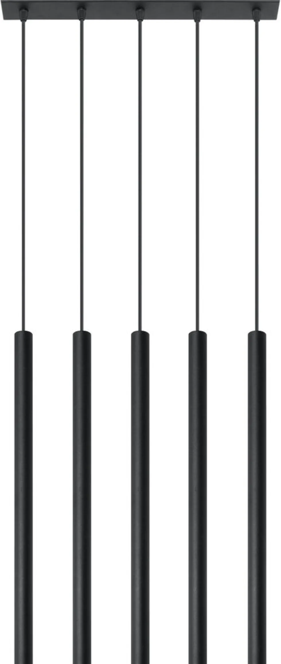LED Hängeleuchte Schwarz PASTELO - 5 x G9 Fassung - exkl. LED's