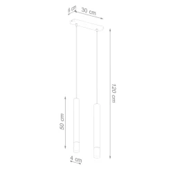 LED Hängeleuchte Schwarz WEZYR - 1 x G9 Fassung - exkl. LED's