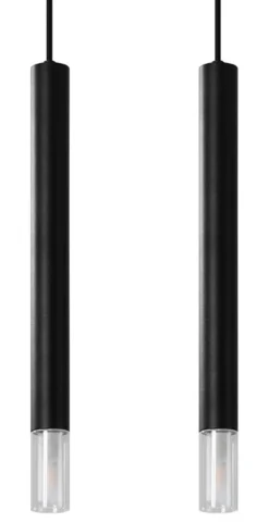 LED Hängeleuchte Schwarz WEZYR - 2 x G9 Fassung - exkl. LED's