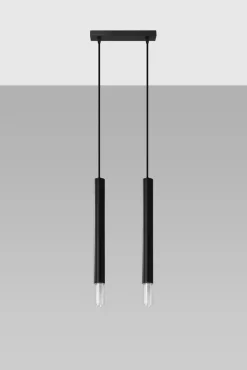 LED Hängeleuchte Schwarz WEZYR - 2 x G9 Fassung - exkl. LED's