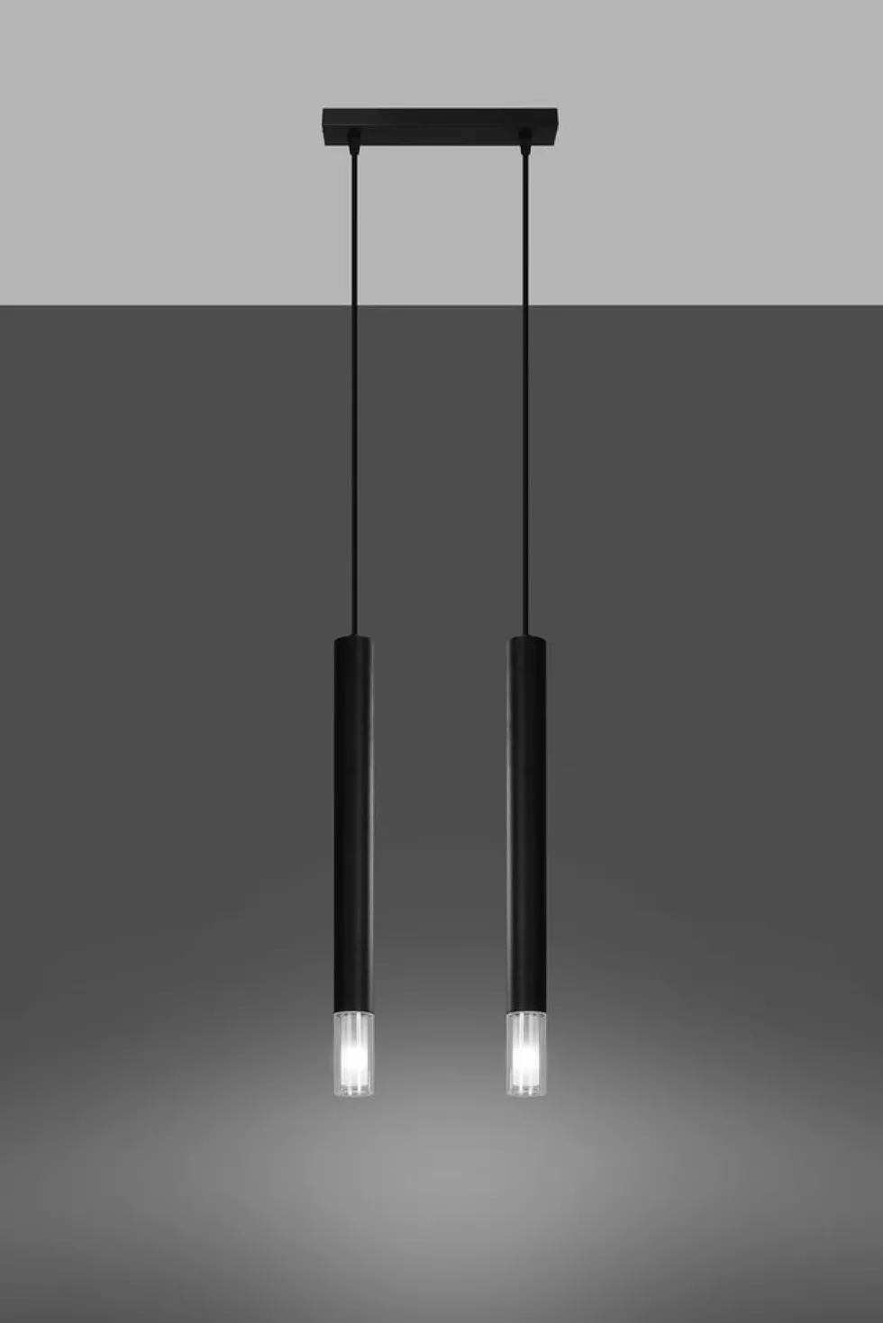 LED Hängeleuchte Schwarz WEZYR - 2 x G9 Fassung - exkl. LED's