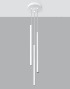 LED Hängeleuchte Weiß PASTELO - 3 x G9 Fassung - exkl. LED's