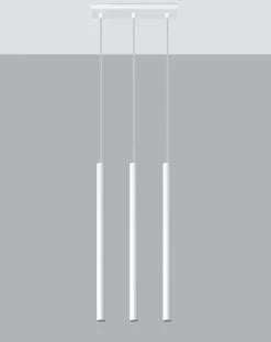 LED Hängeleuchte Weiß PASTELO - 3 x G9 Fassung - exkl. LED's