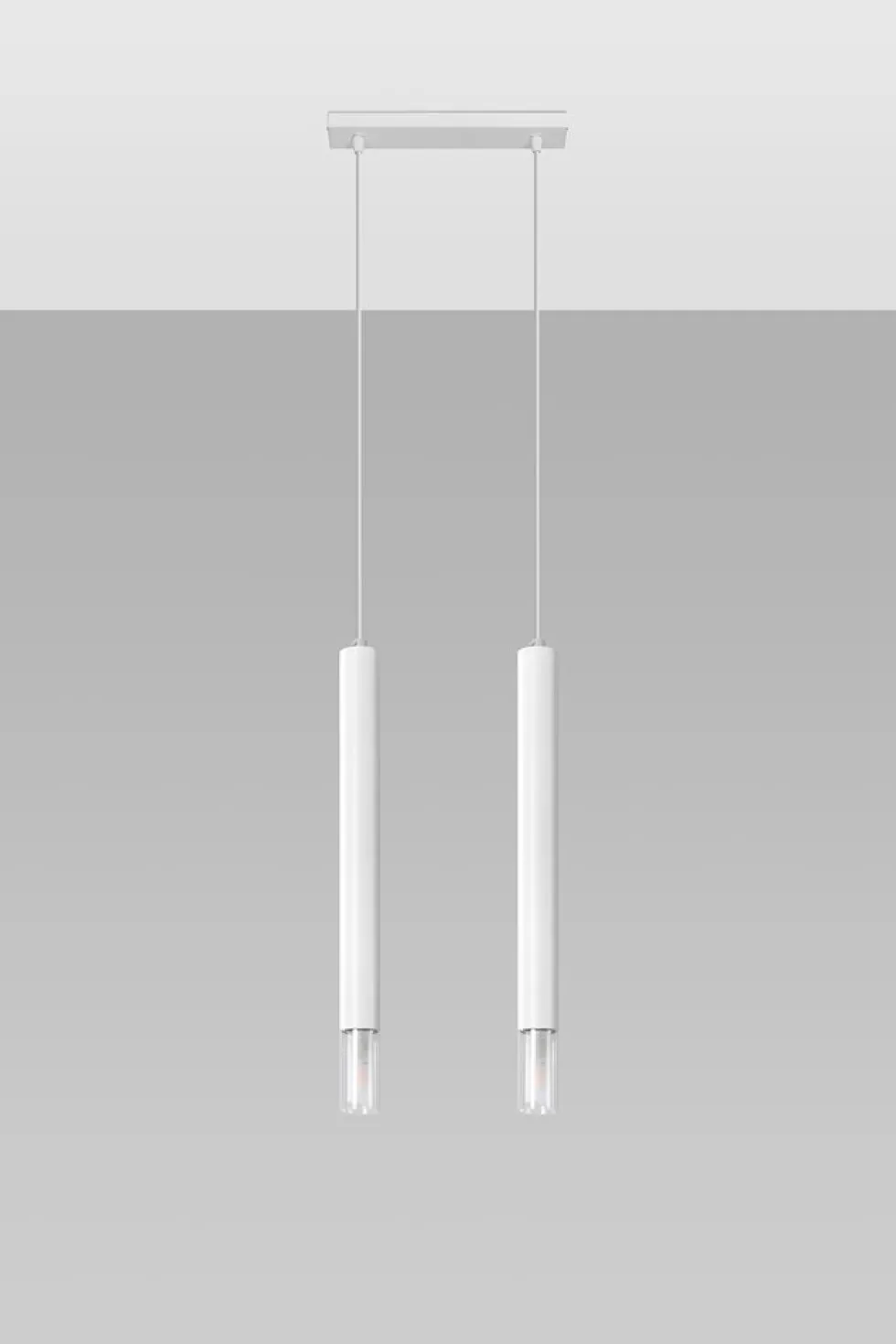 LED Hängeleuchte Weiß WEZYR - 2 x G9 Fassung - exkl. LED's