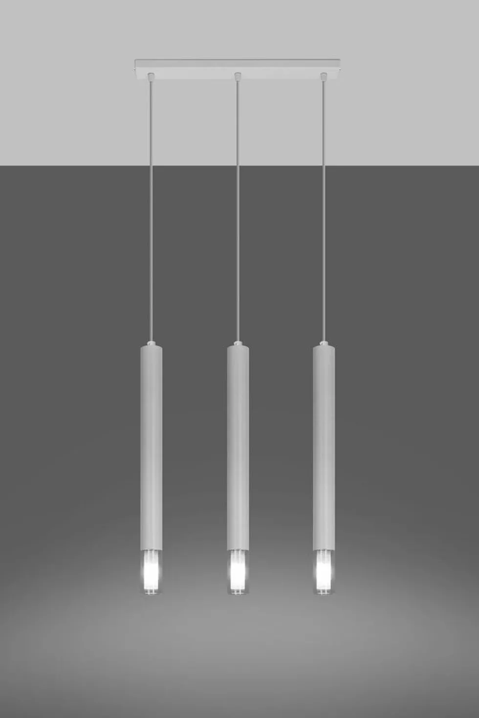 LED Hängeleuchte Weiß WEZYR - 2 x G9 Fassung - exkl. LED's
