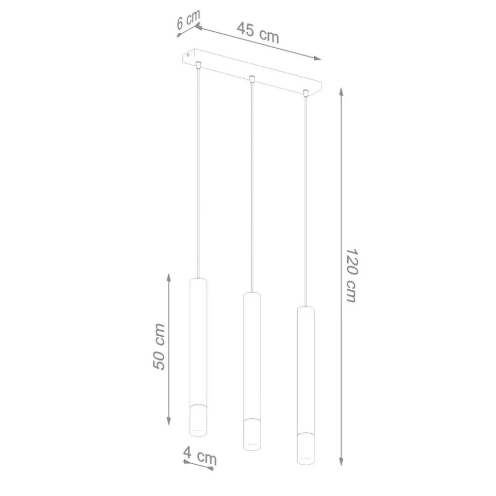 LED Hängeleuchte Weiß WEZYR - 2 x G9 Fassung - exkl. LED's