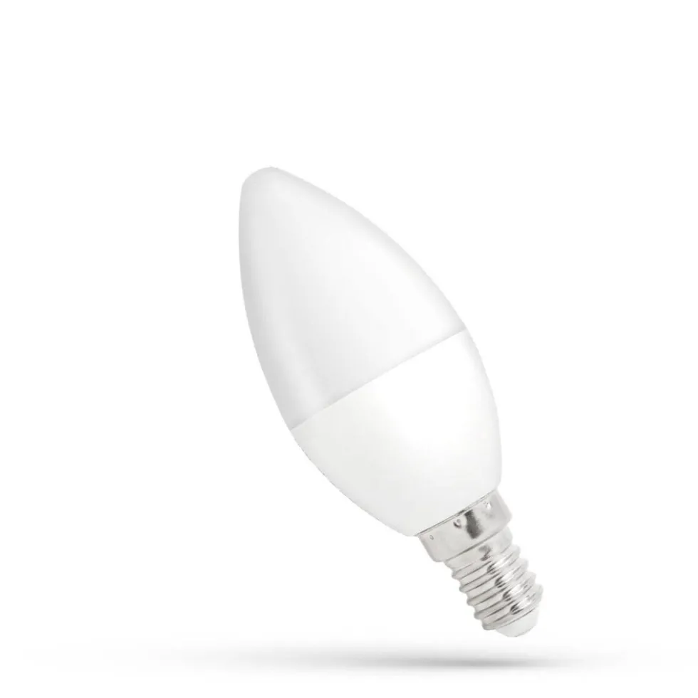 LED Lampe dimmbar E14 - C37 - 6W entspricht 41W - 4000K Neutralweiß