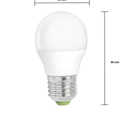 LED Lampe dimmbar - E27 Sockel - 6W entspricht 45W - Neutralweiß 4000K
