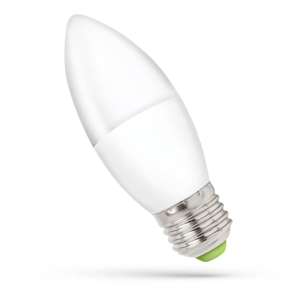 LED Lampe E27 - C37 - 6W entspricht 60W - 4000K Neutralweiß