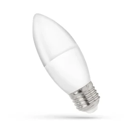 LED Lampe E27 - C38 - 4W entspricht 40W - 6000K Tageslichtweiß