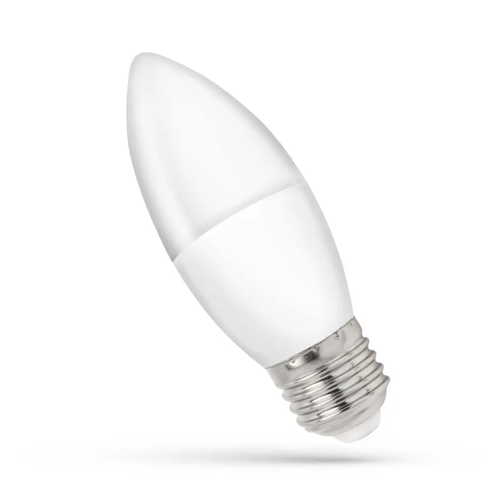 LED Lampe E27 - C38 - 4W entspricht 40W - 6000K Tageslichtweiß