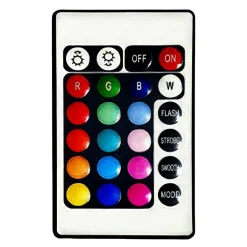 LED Lampe E14 C35 - 4,9W RGBW - inkl. IR Fernbedienung