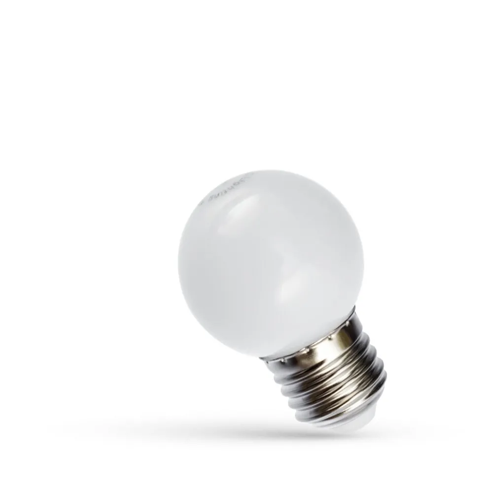 LED Lampe E27 - G45 - 1W entspricht 10W - 6000K Tageslichtweiß