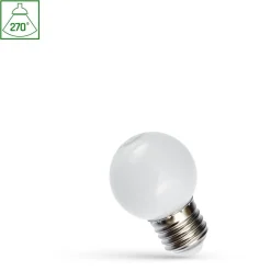 LED Lampe E27 - G45 - 1W entspricht 10W - 6000K Tageslichtweiß