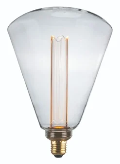 LED Lampe E27 - 5W - Klar - 17x24cm - 2000K - 3 Einstellungen mit Erinnerungsfunktion