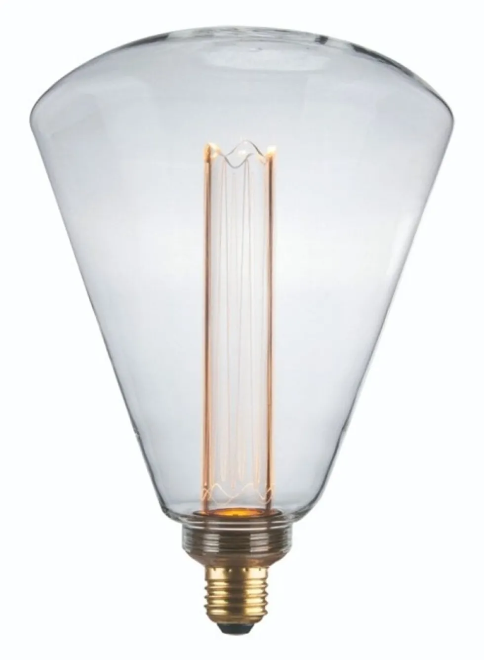 LED Lampe E27 - 5W - Klar - 17x24cm - 2000K - 3 Einstellungen mit Erinnerungsfunktion