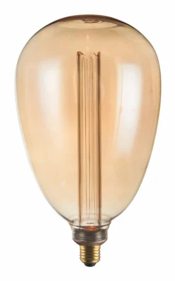 LED Lampe E27 - 5W - Klar - 17x30cm - 1800K - 3 Einstellungen mit Erinnerungsfunktion