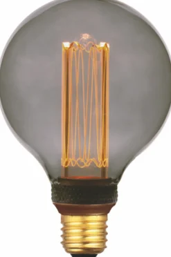 LED Lampe E27 - 5W - Rauch - 9,5cm - 2000K - 3 Einstellungen mit Erinnerungsfunktion