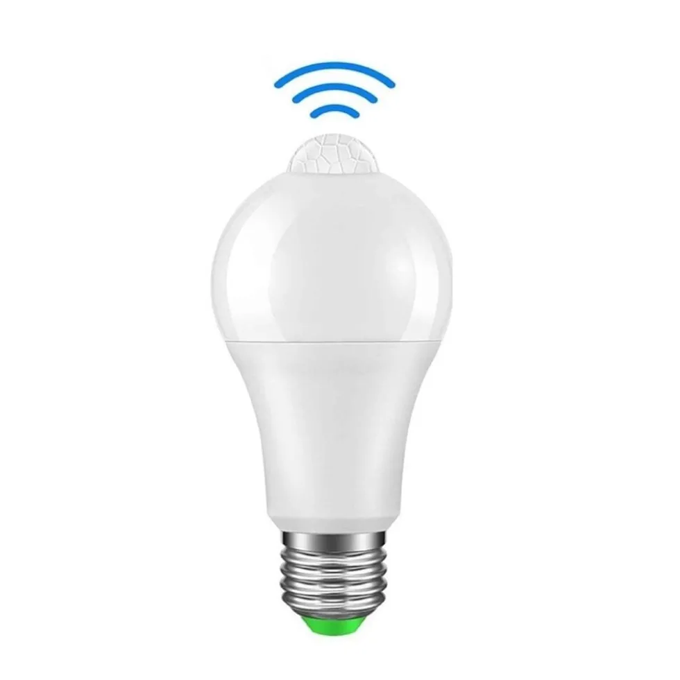 LED Lampe mit Bewegungssensor - E27 Fassung - 8,8W - 4000K