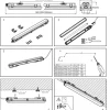 LED Leuchtstoffröhren Komplettset - 150cm Einzelfassung - IP65 Feuchtraum - Wannenleuchte - inkl. 25W LED Leuchtstoffröhre - 3000K Warmweiß