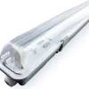 LED Leuchtstoffröhren Komplettset - 120cm Einzelfassung - IP65 Feuchtraum - Wannenleuchte - inkl. 18W LED Leuchtstoffröhre
