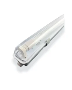 LED Leuchtstoffröhren Komplettset - 120cm Einzelfassung - IP65 Feuchtraum - Wannenleuchte - inkl. 18W LED Leuchtstoffröhre