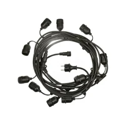 LED Lichterkette 40 meter (4x10m) - Inkl. 40x LED Lampe G45 - 1W - 3000K