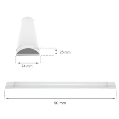 LED-Lichtleiste - 90cm 20W LED Battenleuchte - 4000K