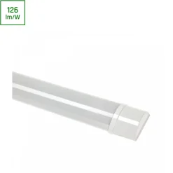 LED-Lichtleiste IP20 - 150cm - Extra Schmall Battenleuchte - 35W - 4410 Lumen - 4000K Neutral weiß | IK08