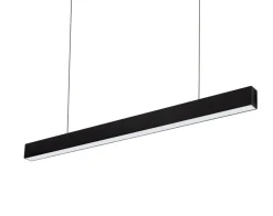 LED Linear Design Pendelleuchte Schwarz inkl. Bewegungssensor - 112cm 36W 4000Lm