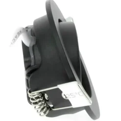 LED-Mini-Einbaustrahler IP65 – Schwarz 62 mm – 5 W 450 lm – 2700 K 827 Warmweiß | Einbaudurchmesser 52 mm – Triac dimmbar | 230V