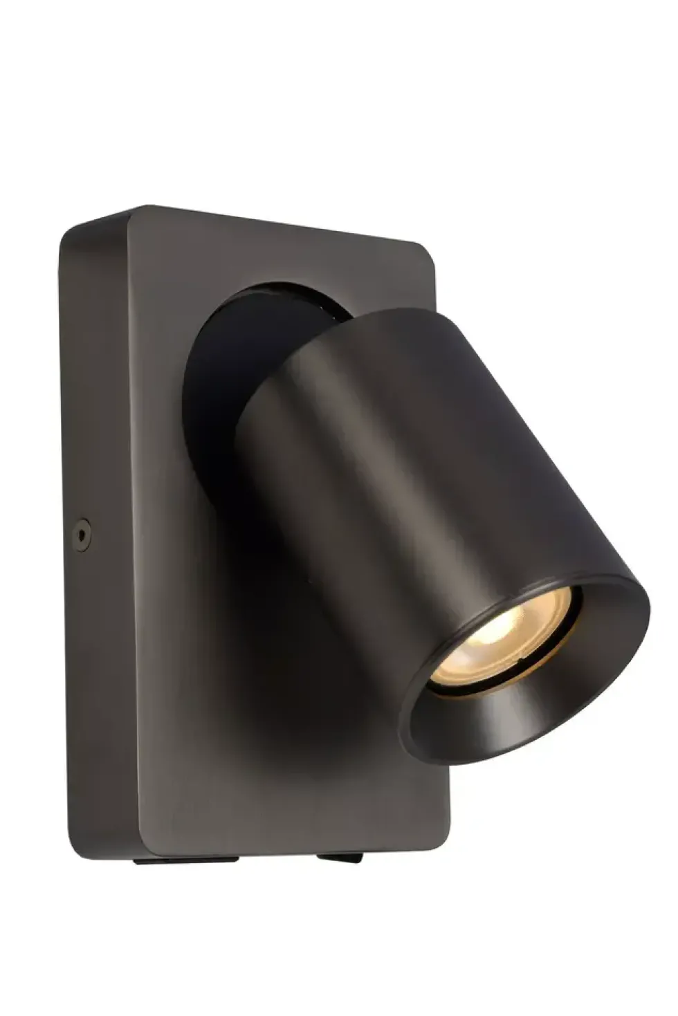 LED-Nachttischlampe / Wandleuchte – Spot MEGANO Schwarz – 5 W, 450 lm – 3000 K (830 K Warmweiß) | GU10-Fassung – mit USB-A- und USB-C-Ladeanschluss