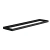LED Panel Aufbau - 120x30cm Rahmensystem - Schwarzes Aluminium - 7cm hoch