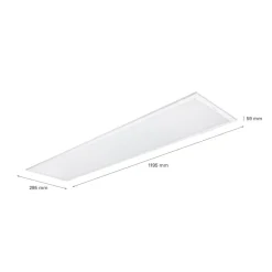 LED Panel 120x30cm - Backlit Plus G2 RC009B 34S OC - 28W 3400Lm - 4000K 840 Neutralweiß | UGR19 Prisma - 2 Jahr Garantie