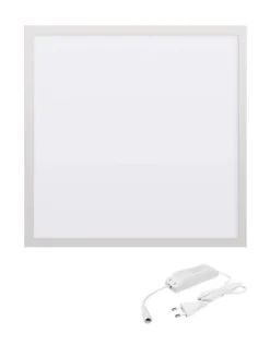 LED Panel 60x60 40W 3000K 4000Lm inkl. Trafo 1.5m Netzkabel. 5 Jahre Garantie - flimmerfrei