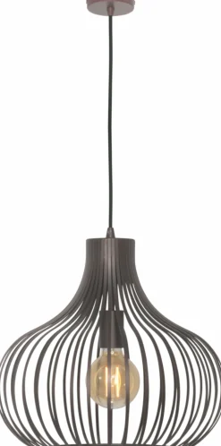 LED Pendelleuchte Aglio 38cm Braun / Bronze