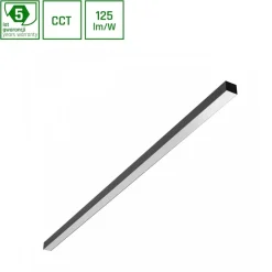 LED-Pendelleuchte Allday Basic – 150CM – 50W 6250Lm – Schwarz | CCT 830-840-860 Farbtemperatur einstellbar
