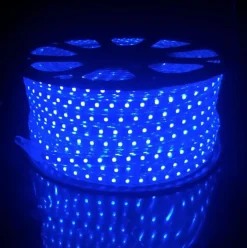 LED RGB Leuchtband flach - 15 Meter - Fernbedienung optional - funktioniert direkt mit 230V