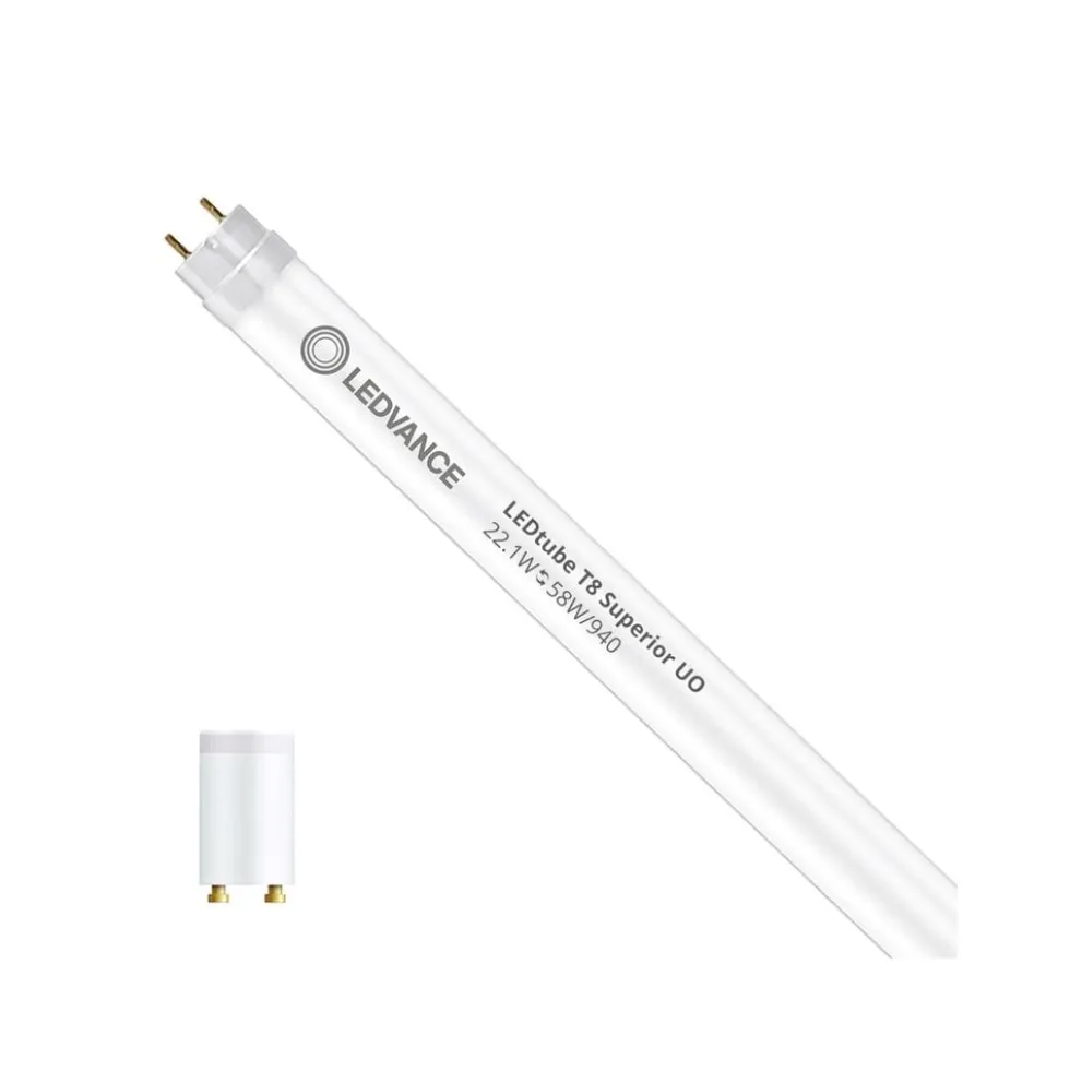 LED-Röhre 150 cm T8 Superior EM/Netzbetrieb Ultra Lichtleistung 22,1 W - 4100 lm 4000 K - 940 CRI 90