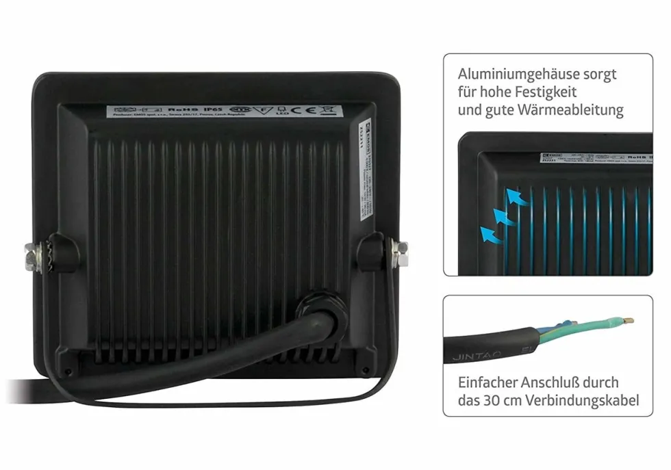 LED-Scheinwerfer Ledinaire 200W 24000lm 110D - 4000K | IP66 - Symmetrisch
