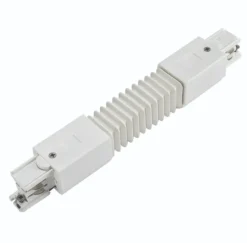 LED Schienenstrahler flexibler Verbinder weiß - universal 3-Phase
