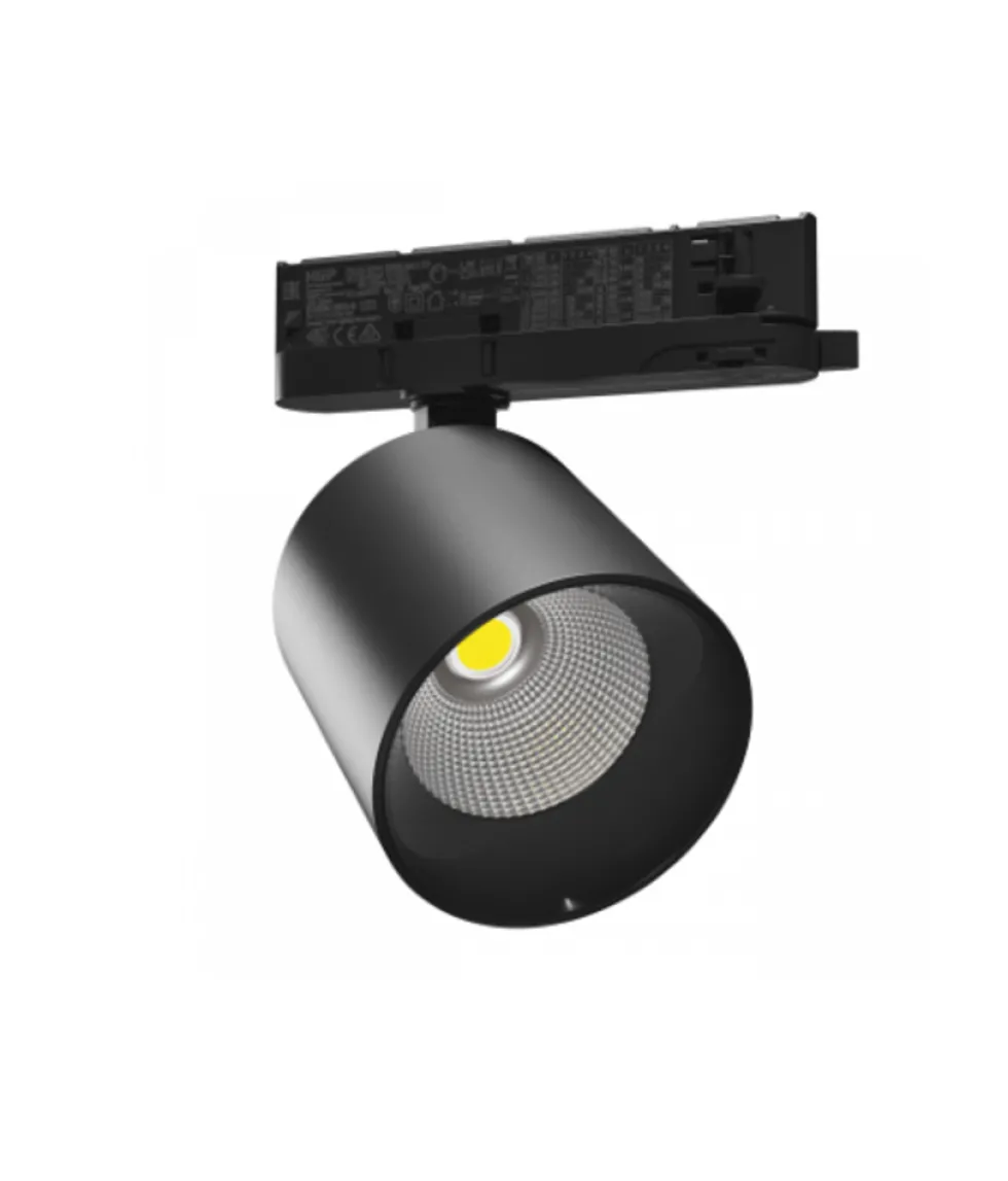 LED Schienenstrahler 3-Phasen - MAX Schwarz - 12-42W 1300Lm - 3800Lm Multi Lumen Switch | 930 Warmweiß - 5 Jahre Garantie