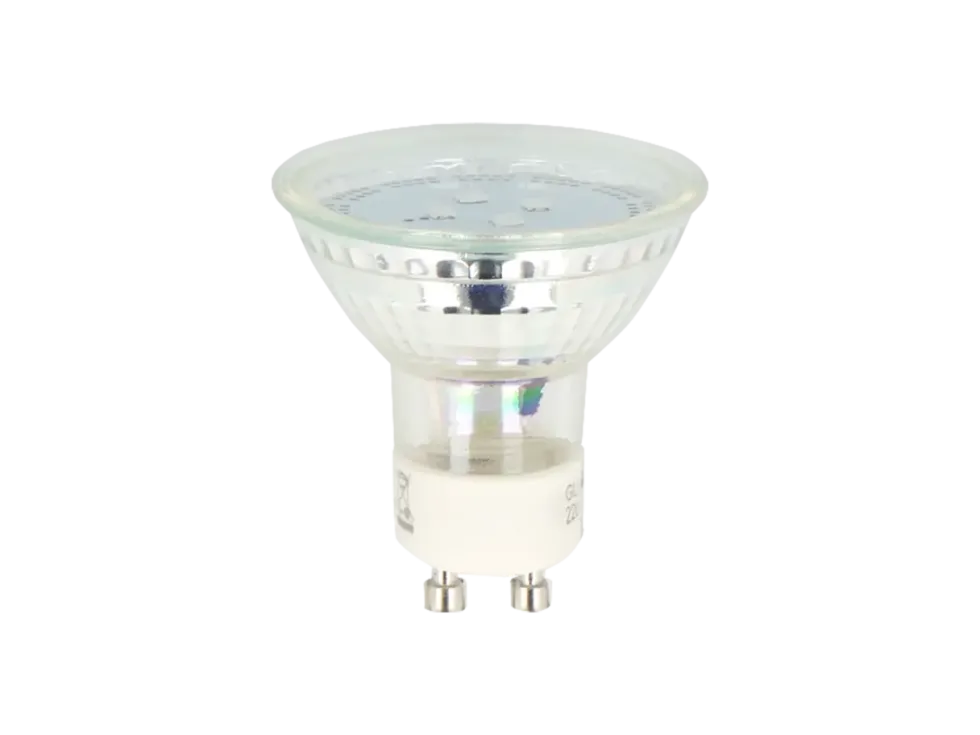 LED Spot GU10 - Glas - 1W 60Lm - 2700K Warmweiß | 120D Abstrahlwinkel - entspricht 10W