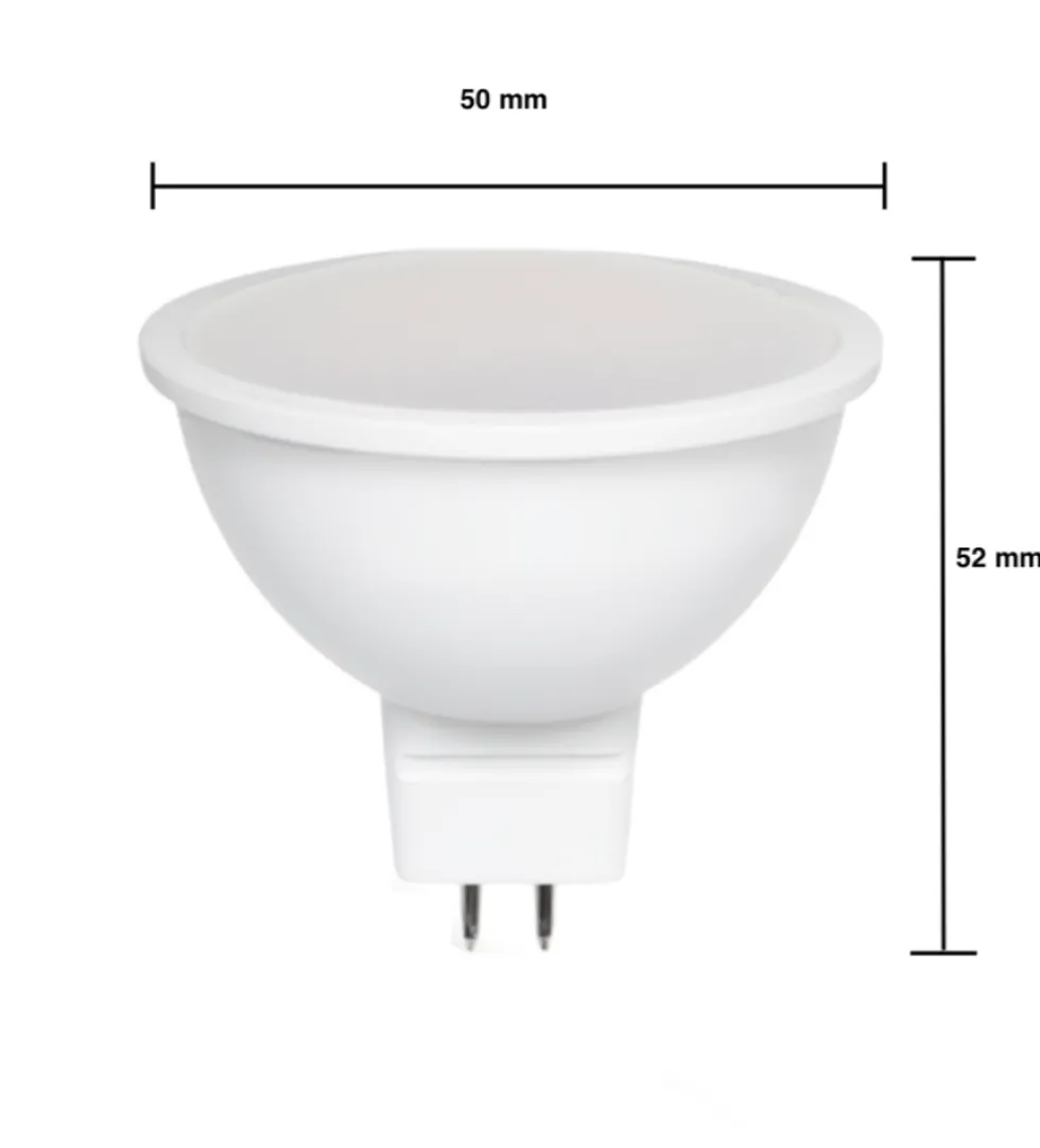 LED Spot GU5.3 - MR16 LED - 4W entspricht 42W - 2700K Warmweiß