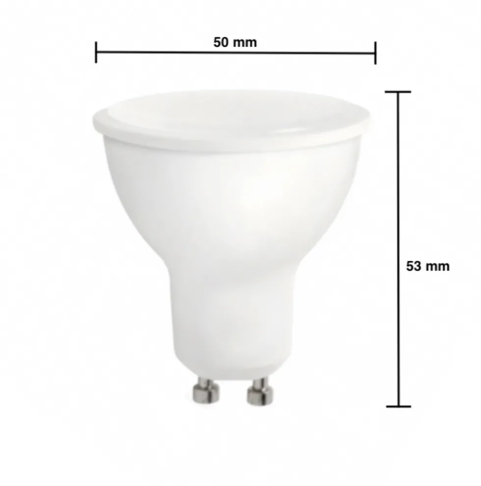 LED Spot GU10 - 6W entspricht 50W - 4000K Neutralweiß