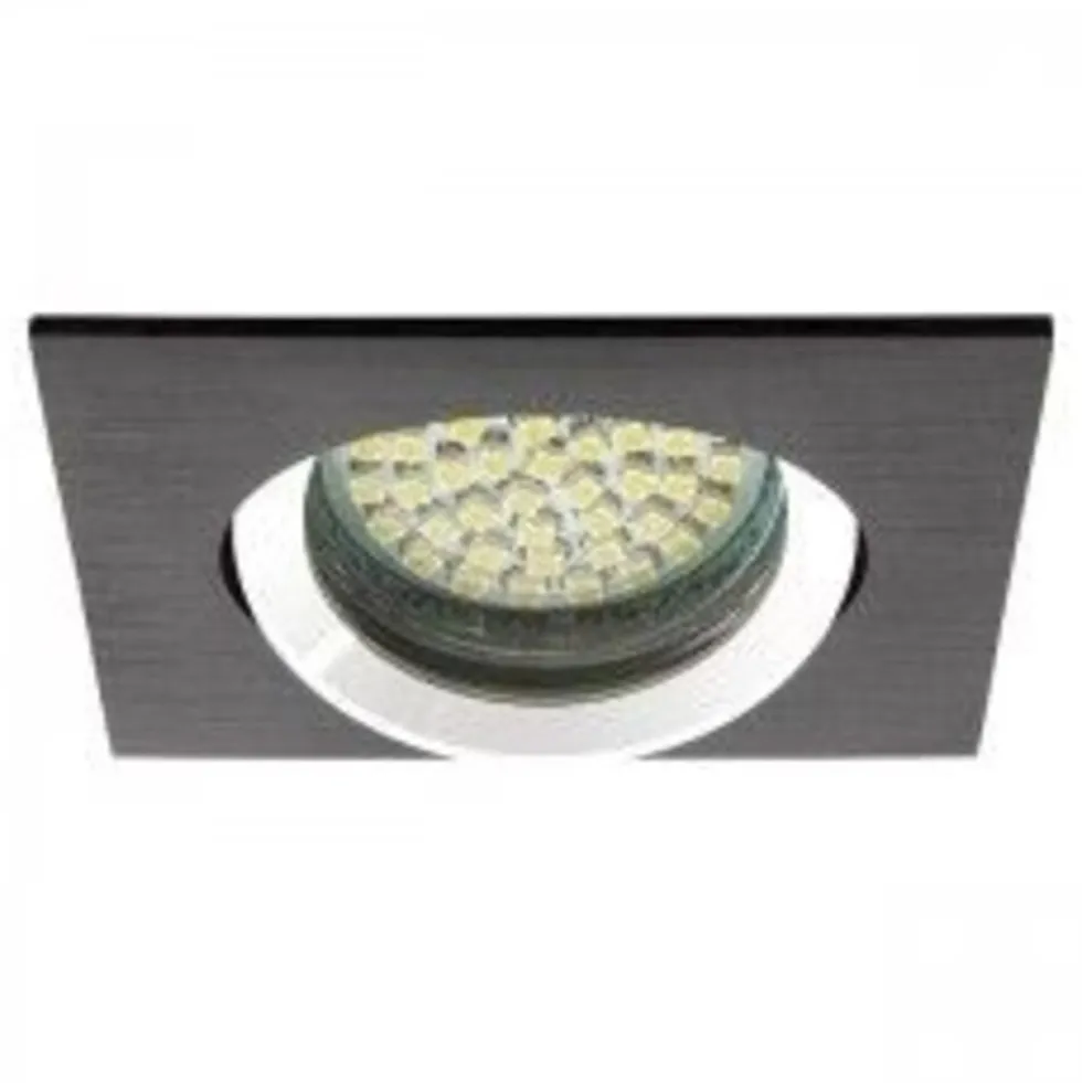 LED Strahler Einbaurahmen Schwarz - Sägegröße 70-75mm Außengröße 82x82mm